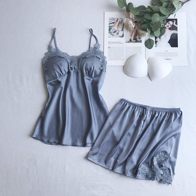 Anastasia Luxury Loungewear Set In Grey
