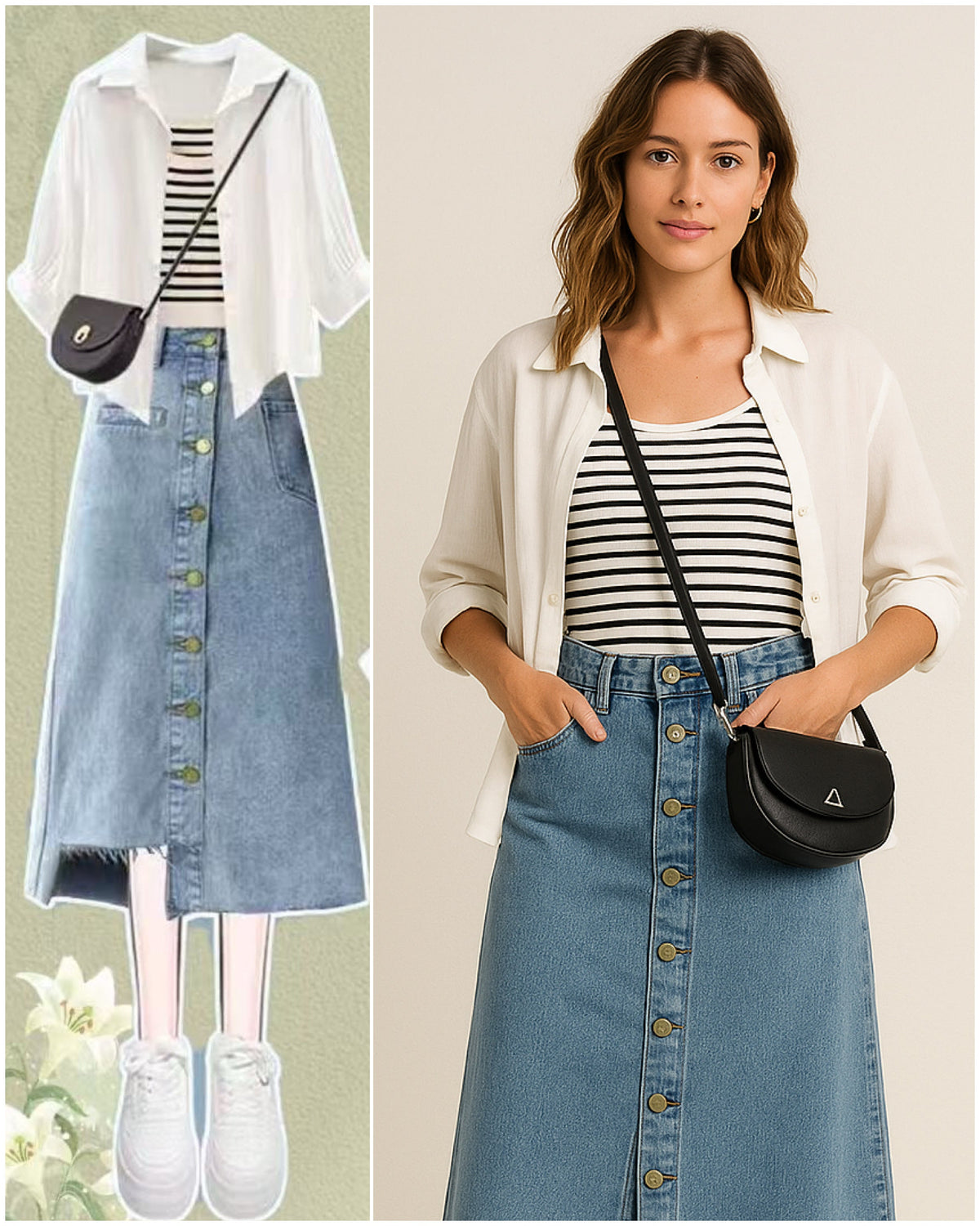 Costa summer Coord Set of 3 In White