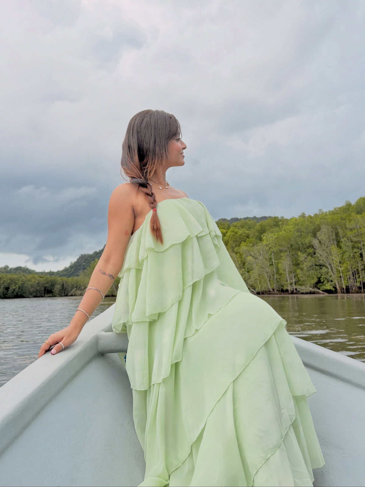 Cordelia Ruffle Maxi Dress