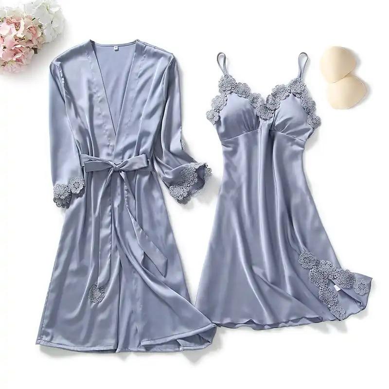 Amy Loungewear Set In Grey