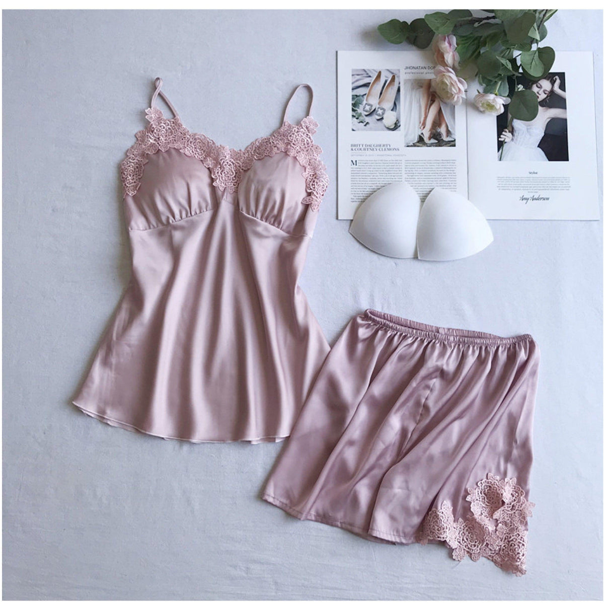 Anastasia Luxury Loungewear Set In Pink
