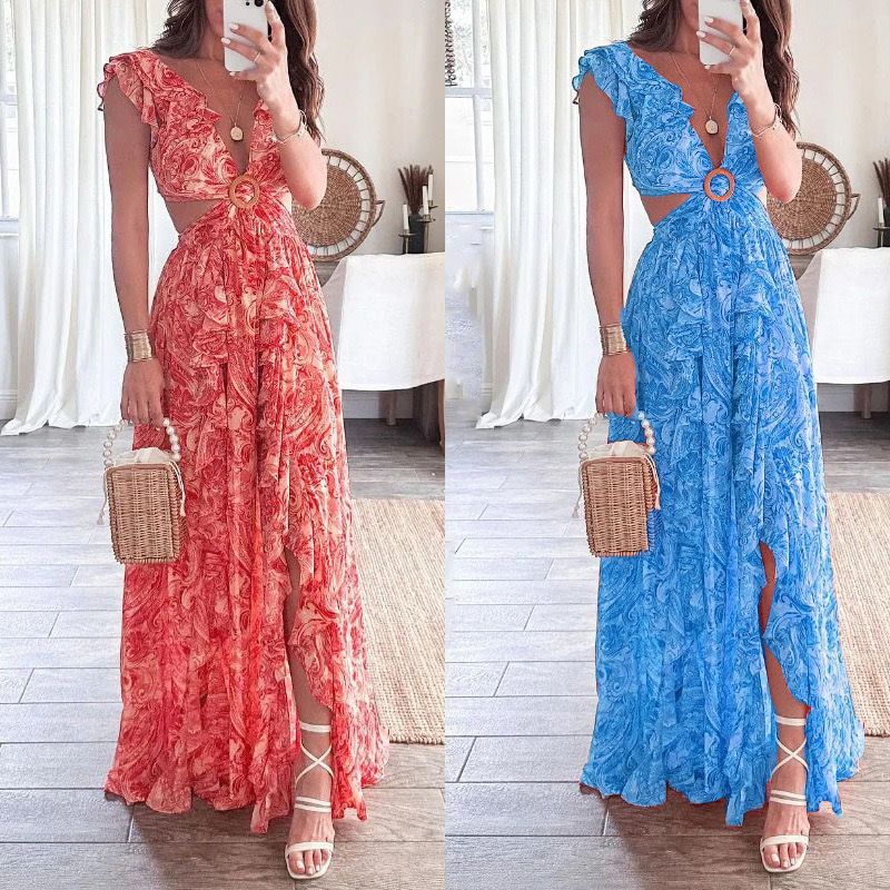 Anni Floral Summer Maxi Dress