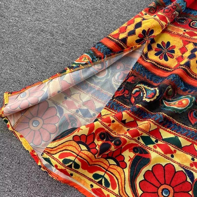 Bohemian Tasseled Coords in Multicolor