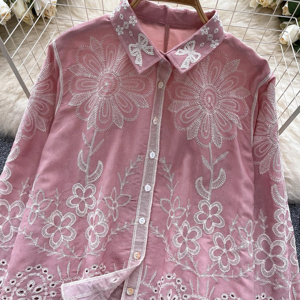 Cevia Premium Embroidered Cotton Shirt