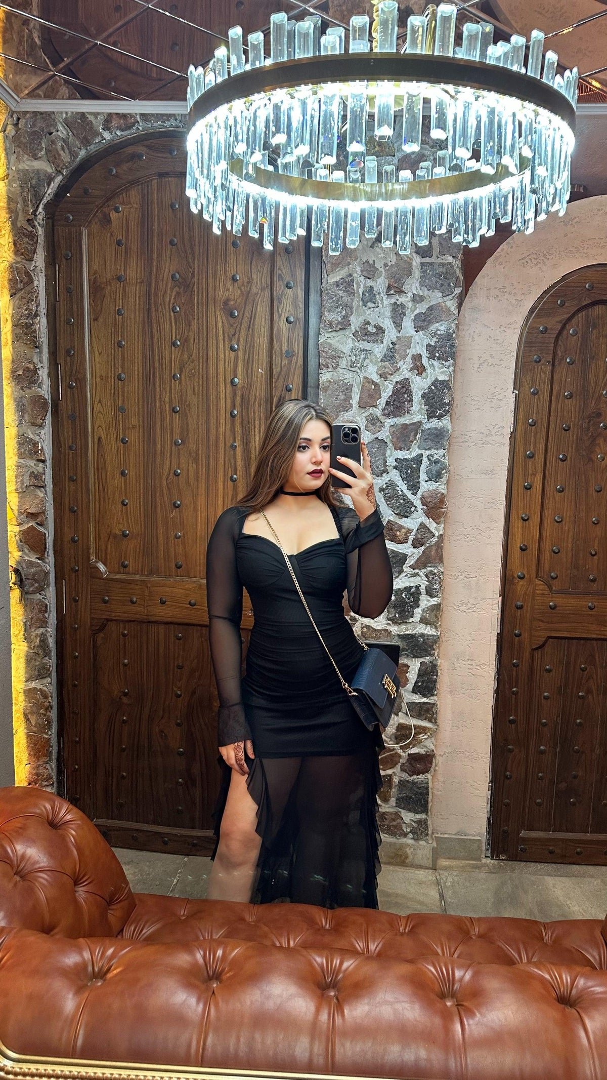 Lolita Ruffled Bodycon Maxi Dress