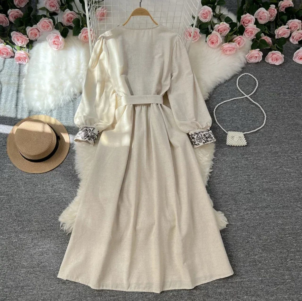 Lyra Statement Belted Dress