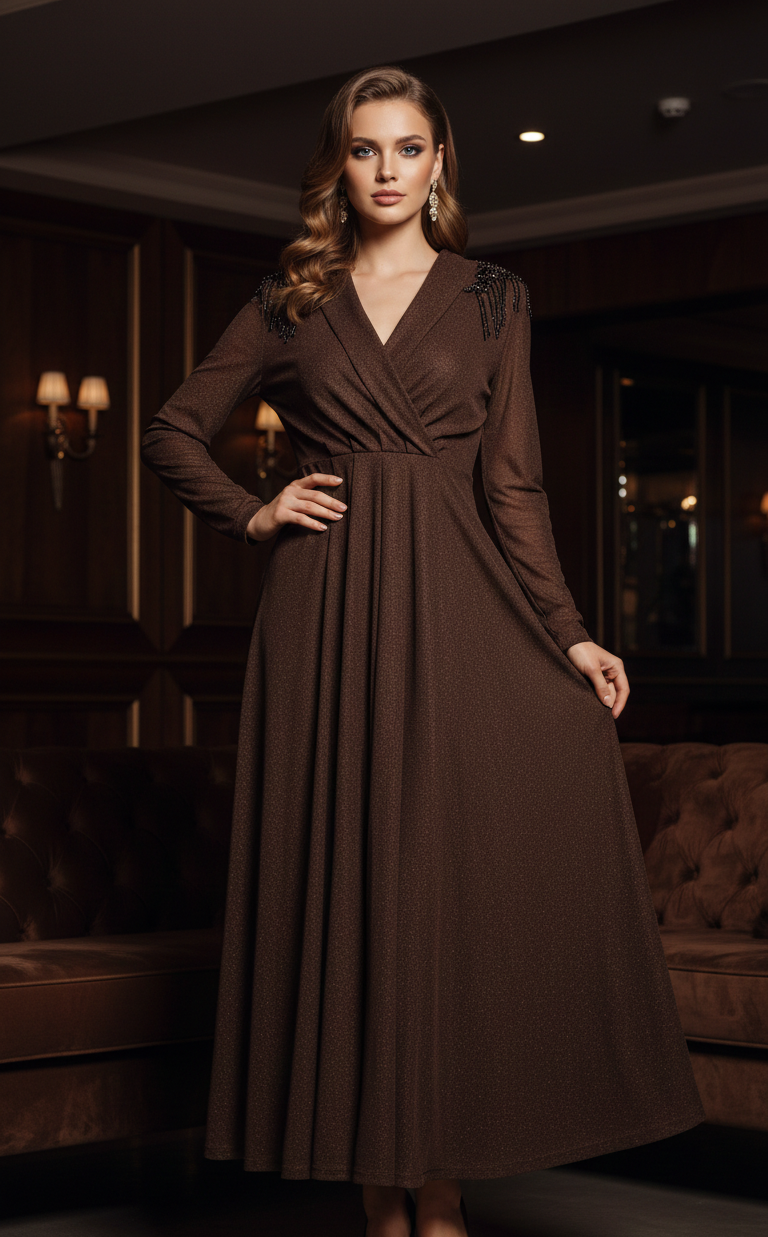 Salome Embellished Maxi Dress