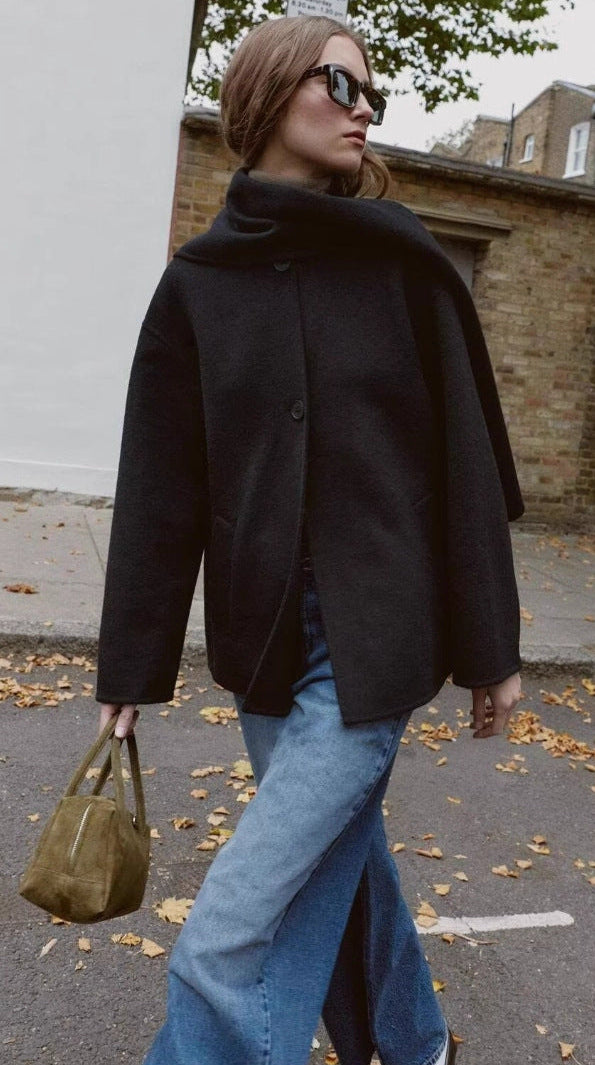 Tayla Luxe Winter Cape With Belt
